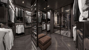 Armario Empotrado de Lujo de Última Generación, Materiales de Madera y Melamina, Dormitorio, Sala de Estar, Gimnasio, Diseño Moderno Personalizable, Hotel, Villa - Product Image 3