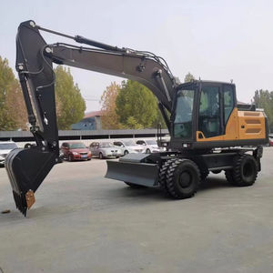 SPEDIZIONE GRATUITA Escavatore Idraulico su Ruote da 18 Tonnellate con Motore Cummins, Alta Efficienza, Certificazione EPA, Grande Scavatrice per Movimento Terra - Product Image 1