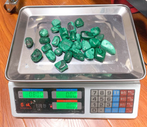 Cristal de Malachi, cristal Natural, malaquita de alta calidad, piedra caída, cristal curativo, caídas de malaquita para meditación - Product Image 6