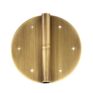 Charnière ronde en laiton Xinyang Guyi pour portes d'armoires H-47, finition antique polie - Product Image 1