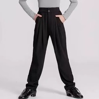 Chemise blanche à manches longues pour danse latine, tenue de danse de salon moderne, pantalon de danse professionnel Cha Cha Tango pour garçons