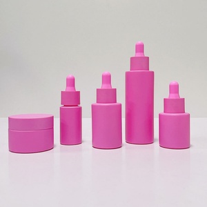 En stock – Flacon compte-gouttes en verre rose, bleu, ambre de 30 ml – Flacon compte-gouttes en verre pour sérum de 30 ml – Flacon compte-gouttes pour huiles essentielles - Product Image 3