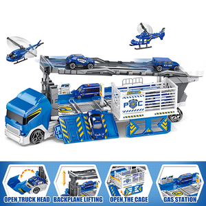 Ensemble de <span class=keywords><strong>jeu</strong></span> de <span class=keywords><strong>voiture</strong></span> électrique pour enfants, conteneur de déformation, camion, jouet, <span class=keywords><strong>Parking</strong></span> - Product Image 3