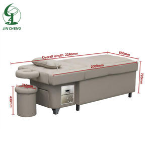 Jincheng-Cama moderna totalmente reclinable <span class=keywords><strong>para</strong></span> spa de aromaterapia, <span class=keywords><strong>para</strong></span> salón de belleza, mesa de masaje de cabeza tailandesa con circulación de agua, cama de champú - Product Image 6