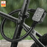 Verrou de vélo biométrique TUYA, antivol, déverrouillage sans clé, verrouillage par câble USB, adapté aux vélos et aux motos