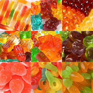 Caramelle Gommose Acide all'Ingrosso Personalizzate Gusto Frutta Halal - Product Image 1