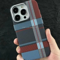 Étui lumineux pour étui de téléphone à rayures en fibre de carbone KEVLAR pour samsung S23 étui de téléphone de charge sans fil Ultra noctilucence