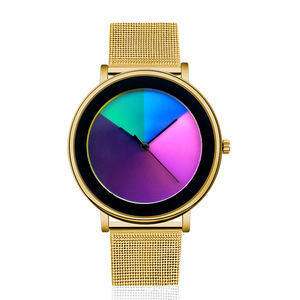 Nuevo reloj que cambia de color - resistente al agua, moderno, de alta gama, ideal para mujeres, uso estudiantil, reloj de cuarzo - Product Image 4