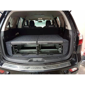 Tiroir arrière de voiture 4x4, grand tiroir de rangement, boîte de rangement de cargaison arrière pour ISUZU MU-X, boîte de transport de bagages - Product Image 1