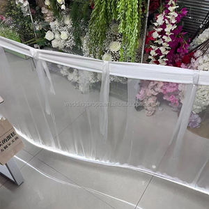 <span class=keywords><strong>Kit</strong></span> de drapage de <span class=keywords><strong>plafond</strong></span> en forme de S avec lumières LED pour <span class=keywords><strong>mariage</strong></span>, draperies blanches pour <span class=keywords><strong>plafond</strong></span> - Product Image 3