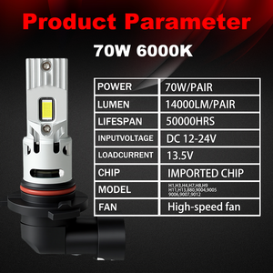 Xview 2026 <span class=keywords><strong>Vente</strong></span> chaude Mini H4 Led 360 degrés Phares automatiques H7 Ampoules de phare de voiture Led Canbus Plug and Play Lampes - Product Image 6