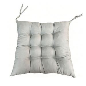 Coussin de chaise de salle à manger en chenille et lin fin tricoté, épaissi, pour chaise de bureau, chaise d'ordinateur, ou coussin d'assise pour étudiant - Vente en gros - Product Image 5