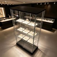 Vitrine à bijoux avec éclairage LED personnalisable