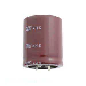 ตัวแทนจำหน่ายอย่างเป็นทางการ ตัวเก็บประจุแบบ Through Hole 680 uF CAP ALUM 680UF 20% 450V SNAP TH EKHS451VSN681MR50S - Product Image 1