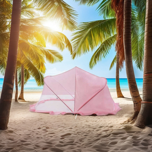 Lều xếp gọn di động Wind Valley dành cho trẻ em, một lớp, có mái che nắng, lưới chống muỗi, chất liệu polyester chống thấm nước, thích hợp cho mùa hè, bãi biển, dã ngoại - Product Image 2