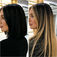 Kit Profesional de Extensiones de Cabello con Pegamento Frío, Sistema de Fusión en Frío con Pegamento de Secado Rápido e Inodoro y Removedor para Uso en Salón