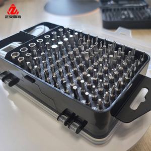Juego de Puntas de Destornillador de Acero Métrico Zheng'an Leite con Recubrimiento Negro, Kit de Herramientas de 100 Piezas para Reparaciones de Precisión - Product Image 1