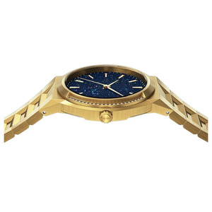 Relojes de Moda para Hombre, Reloj de Pulsera de Cuarzo de Lujo, Movimiento de Cuarzo Japonés, <span class=keywords><strong>Cielo</strong></span> Estrellado, Polvo de Estrellas Brillante, Acero Inoxidable, Resistente al Agua - Product Image 3