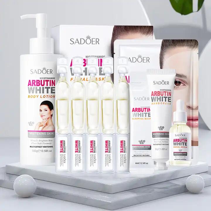 Новый SADOER, частная марка, арбутин, отбеливание, осветление, никотинамид, уход за кожей, серия