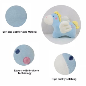 Peluche Cheval Souple Coloré de Haute Qualité Certifié CE, Jouet en Peluche Rembourré en Coton PP, Animal en Peluche Professionnel de Boutique - Product Image 3