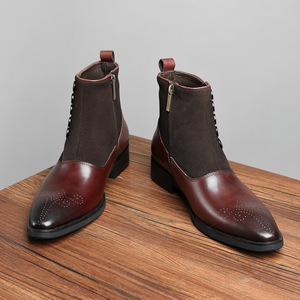 รองเท้าหนังผู้ชายแบบสวมสไตล์อิตาลี ปักลายพราง คุณภาพหรูหรา งานแฮนด์เมด สำหรับฤดูใบไม้ร่วง น้ำหนักเบา - Product Image 5