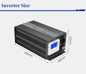 Werbeartikel Rein sinus-Wellen-Wechselrichter 1.500w USV-Leistung On-Board-Wechselrichter für zuhause Batterieladegerät