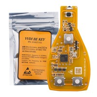 Xhorse VVDI BE Key Pro pour Benz, couleur jaune, sans points, 5 pièces/lot