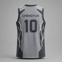 Maillot de basketball respirant personnalisé en gros – Uniforme d'entraînement minimaliste haute performance Future Core