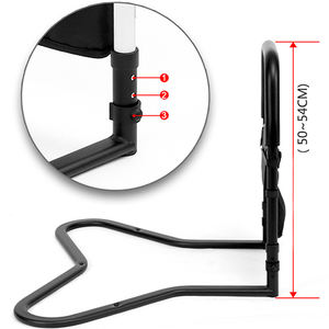 便利なポケットローラーアクセサリーを備えた高齢者と大人のためのホームストレージベッドサイドベッドアシストレール安全ウォーカー - Product Image 4