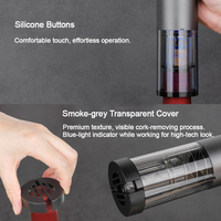 Accessoires pour le vin, ouvre-bouteille électronique, coffret cadeau, ouvre-bouteille électrique à piles, tire-bouchon automatique électrique