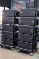 Système de haut-parleurs Line Array 3 voies PWS312CX avec haut-parleur coaxial de 12 pouces, moteurs NEO et module d'amplification Powavesound
