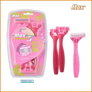 Paquete <span class=keywords><strong>de</strong></span> 3 Maquinillas <span class=keywords><strong>de</strong></span> Afeitar Desechables Clásicas <span class=keywords><strong>de</strong></span> 3 Hojas <span class=keywords><strong>para</strong></span> Mujer, Depilación con Tira Hidratante <span class=keywords><strong>de</strong></span> Aloe - Product Image 6