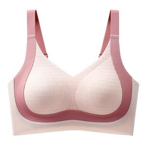 Ropa interior deportiva de verano para <span class=keywords><strong>mujer</strong></span>, sujetador fino sin rastro Estilo <span class=keywords><strong>Chaleco</strong></span>, anillo sin Acero, realce para pecho grande, diseño hermoso y fresco Plus - Product Image 4