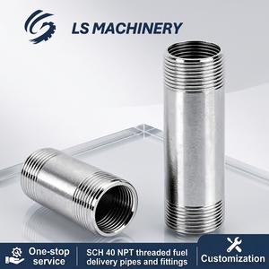 Adattatore Filettato in <span class=keywords><strong>Acciaio</strong></span> Inox 304 per <span class=keywords><strong>Tubazioni</strong></span> Minerarie, Raccordo Maschio con Superficie Argentata - Product Image 1