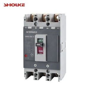מארז מעור מעגל מפסק uab100c 100a 3p mccb 100מגבר מעגל מפסק uab 125a - Product Image 2