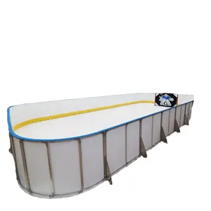 Zspe Hot Bán HDPE ngoài trời nhựa cầm tay tổng hợp ICE Rink Hockey Dasher Board