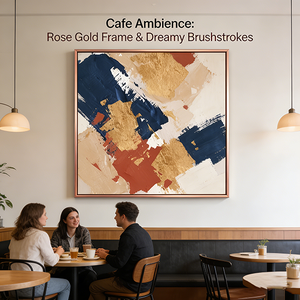 Art mural de style minimaliste Wabi-sabi, décoration de salon, peintures murales 3D abordables, peintures abstraites de natures mortes - Product Image 6