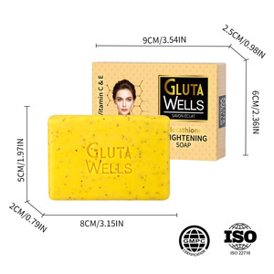 Glutathione VC VE Exfoliating Handmade <b>Soap</b> Bars Long-lasting Fragrance Brightening Bath <b>Soap</b> for Full-body - Product Image 3