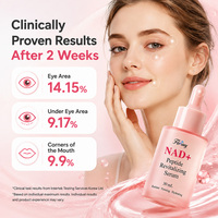 Sérum Peptidique NAD+ Marque Blanche Anti-Affaissement, Sérum Facial Réparateur à la Céramide, Répare la Barrière Cutanée, Revitalise les Peaux Vieillissantes, Vente Directe Usine OEM