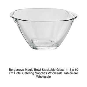 Bol en verre empilable Magic 11,5 × 10 cm Borgonovo - Product Image 2
