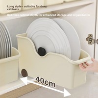 Organisateur de cuisine carré moderne de petite taille, boîte pliable multifonctionnelle en plastique de type ouvert pour aliments et vêtements, en matériau PP injecté