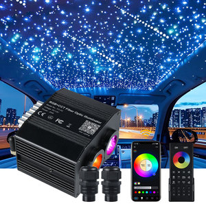 Kit Cielo Stellato RGBWW Bicolore 12V 20W, Nuovo Modello Aggiornato con Fibra Ottica Attivata dal Suono e Meteore RGB per Cielo Stellato - Product Image 5