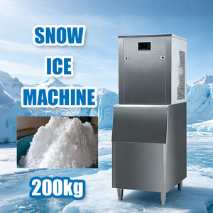 Máquina de Hielo Fino de Acero Inoxidable con Almacenamiento Automático de 200 kg/24 h, Directo de Fábrica YISO - Product Image 3
