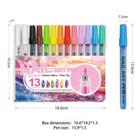 Ensemble de stylos permanents pour nail art Guangna, pointe fine, marqueurs pour dessin, séchage rapide, imperméables, kit de nail art DIY pour débutants