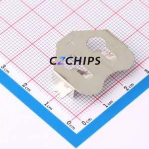 MY-2450-05-J Button & Strip Battery Connector SMD Connector Battery Clip <b>CR2450</b> Phosphor Bronze Nickel - Product Image 2