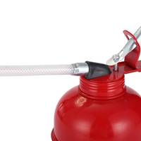 Steeltreks Hardware Autres outils à main Pompe à huile manuelle pour moteur, type levier, avec tube flexible en acier rouge, 200cc 500cc, pour bidon d'huile moteur