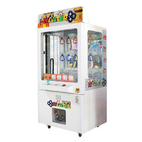Mesin Arcade Vending Kunci Emas 15 Slot Win Shoes, Mesin Crane Keymaster Beroperasi dengan Koin, Permainan Penukaran Hadiah