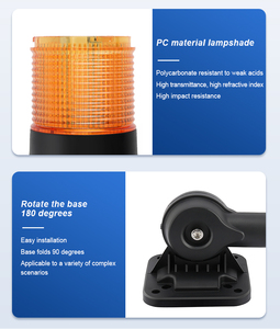 Bán buôn máy công cụ chiếu sáng <span class=keywords><strong>3</strong></span> lớp tri-màu sắc 60 mét <span class=keywords><strong>LED</strong></span> tín hiệu cảnh báo tháp ánh sáng chiếu sáng logo miễn phí - Product Image 5
