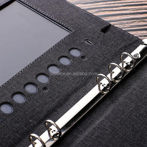 Notebook formato A5-power bank grande funzione notebook power bank smart notebook con schermo video 7'' - Product Image 4