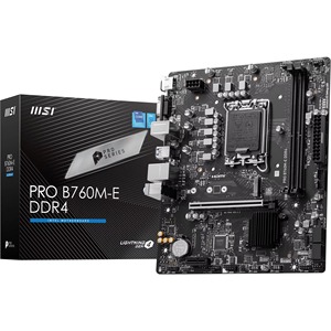 For PRO B760M-E DDR4 Gaming <b>Motherboard</b> Supports 14th/13th LGA 1700 <b>CPU</b> M-ATX 64GB Computer Desktop MSI Computer <b>Motherboard</b> - Product Image 1